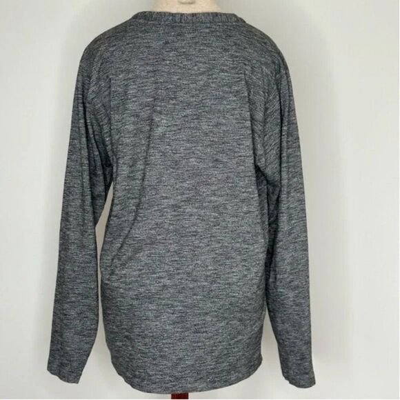 Bonobos Mens Long Sleeve Henley Neck Heathered Gray Size L Slim Fit - Picture 2 of 5